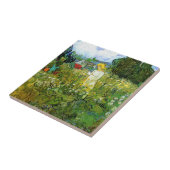 Marguerite Gachet in Garden by Vincent van ゴッホ タイル (側面)