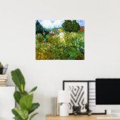 Marguerite Gachet in Garden by Vincent van ゴッホ ポスター (ホームオフィス)