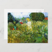 Marguerite Gachet in Garden by Vincent van ゴッホ ポストカード (正面/裏面)