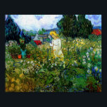 Marguerite Gachet in Garden Van Gogh Fine Art ポスター<br><div class="desc">Marguerite Gachet in the Garden, Vincent van Gogh, Auvers-sur-Oise, June 1890. Oil on canvas, 46 x 55 cm. Paris, Musée d'Orsay. F 756, JH 2005 Vincent Willem van Gogh (30 March 1853 – 29 July 1890) was a Dutch Post-Impressionist artist. Some of his paintings are now among the world's best...</div>