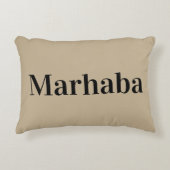 Marhaba  - simple   Arabic greeting アクセントクッション (正面)