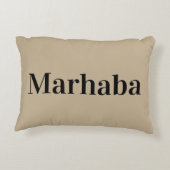 Marhaba  - simple   Arabic greeting アクセントクッション (裏面)