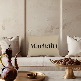 Marhaba  - simple   Arabic greeting アクセントクッション