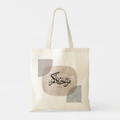 Marhaba Welcome アラビア書道 ウォールアート トートバッグ (裏面)