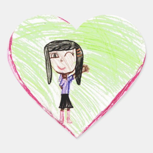 Mari:ハートシール ハートシール (正面)