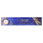 Maria名のロゴとトンボ。 デスクネームプレート (正面)