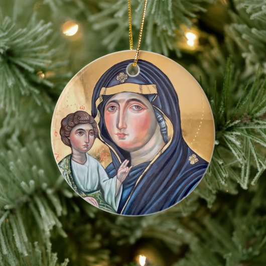 Maria Advocata Nostra セラミックオーナメント (ツリー)