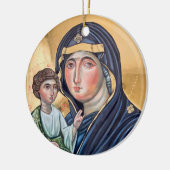 Maria Advocata Nostra セラミックオーナメント (左)