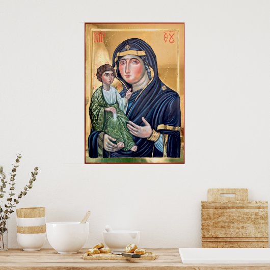 Maria Advocata Nostra Icon ポスター (キッチン)