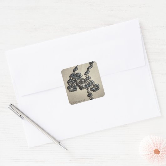 Maria beads スクエアシール (封筒)