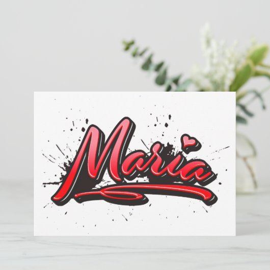 Maria Heart Splash Graffiti Karte カード (スタンド正面)