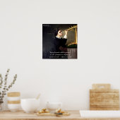 Maria Mitchell有名な「自然/神」引用文ポスター ポスター (キッチン)