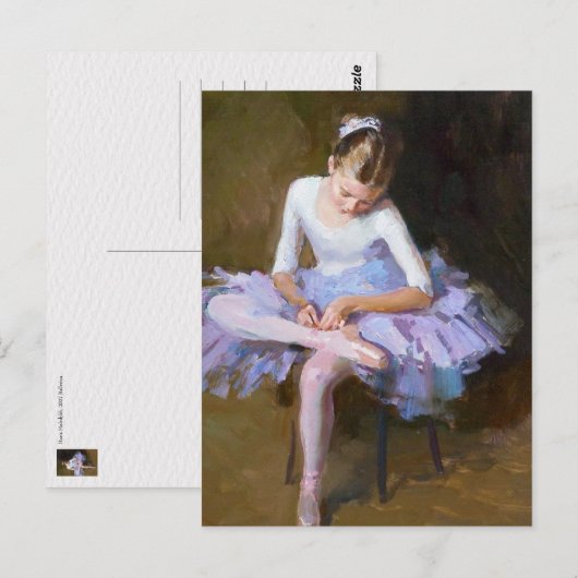 Maria Molodykh, 2007 Ballerina ポストカード (正面/裏面)