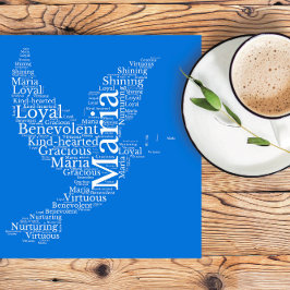 Maria Name Cloudカスタマイズ可能ポスター ポスター