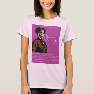 Maria W. Stewart – アメリカ史の姿 Tシャツ