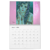 Maria William Illustration 2026 calendar カレンダー (3月 2026)