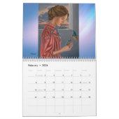 Maria William Illustration 2026 calendar カレンダー (2月 2026)