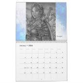 Maria William Illustration 2026 calendar カレンダー (1月 2026)