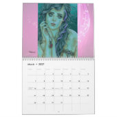Maria William Illustration 2026 calendar カレンダー (3月 2027)