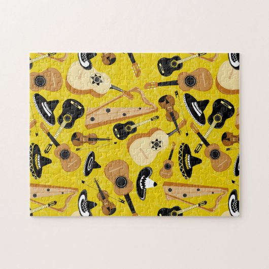 Mariachi Band Instruments ジグソーパズル (横)