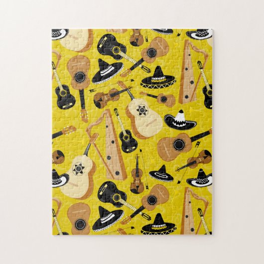 Mariachi Band Instruments ジグソーパズル (縦)