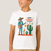 Mariachi Celebration – Happy Cinco de Mayo Tシャツ (正面)