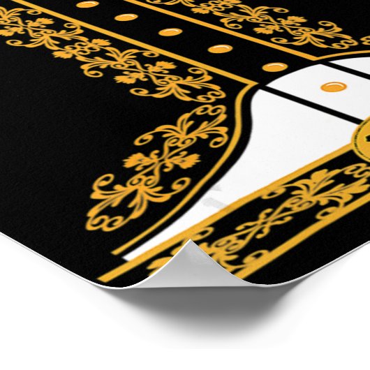 Mariachi Charro Mexican Costume For Cinco De Mayo  ポスター (角)