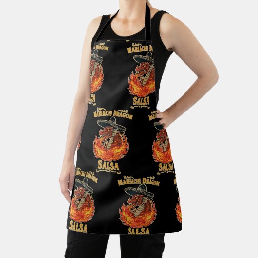 Mariachi Dragon Salsa エプロン (インサイチュ)