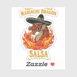Mariachi Dragon Salsa シール
