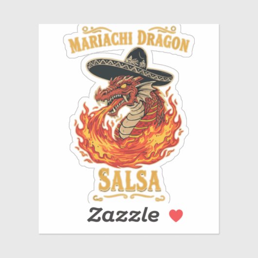 Mariachi Dragon Salsa シール (シート)