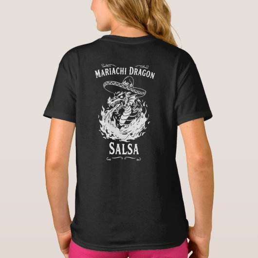 Mariachi Dragon Salsa Tシャツ (裏面)
