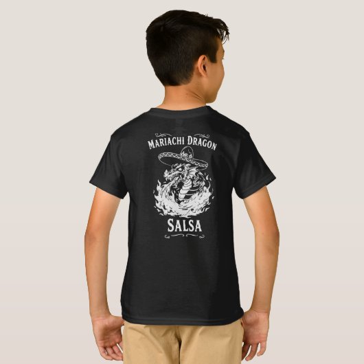 Mariachi Dragon Salsa Tシャツ (裏面フル)
