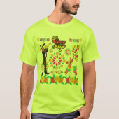 Mariachi magic nights pale green tシャツ (正面)