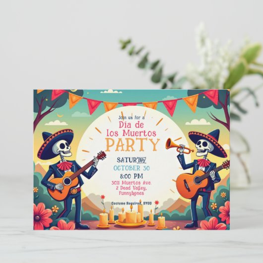 💀 Mariachi Mischief 招待状 (スタンド正面)