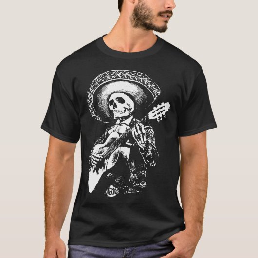 Mariachi skull tシャツ (正面)