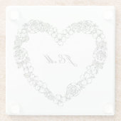 mariage noir et blanc ガラスコースター (裏面)