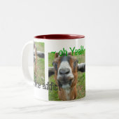 Mariahヤギ-ハッカの香りがする新しいマグ ツートーンマグカップ (正面左)