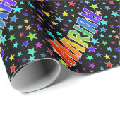 『MARIAH』の虹の名+星 ラッピングペーパー (ロールコーナー)