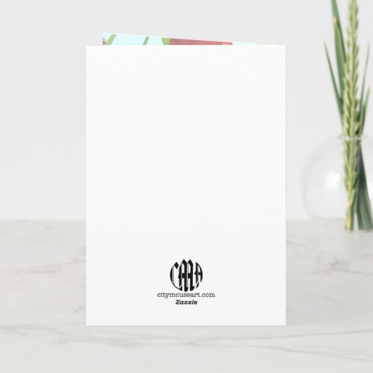 Marian Cherry Birthday カード (裏面)