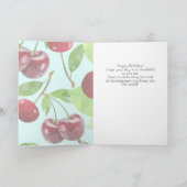 Marian Cherry Birthday Card カード (内部)