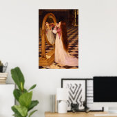 Mariana in the South by John William Waterhouse ポスター (ホームオフィス)