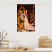 Mariana in the South by John William Waterhouse ポスター (キッチン)