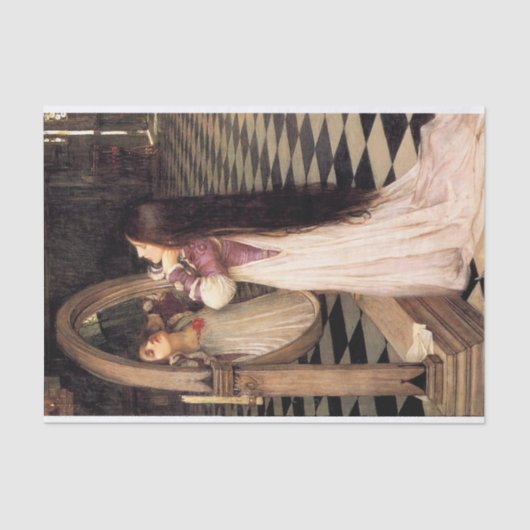 Mariana in the South by John William Waterhouse 薄葉紙 (正面)