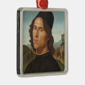 Marianito Goyaの芸術家の孫のポートレート メタルオーナメント (右)