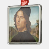 Marianito Goyaの芸術家の孫のポートレート メタルオーナメント (左)