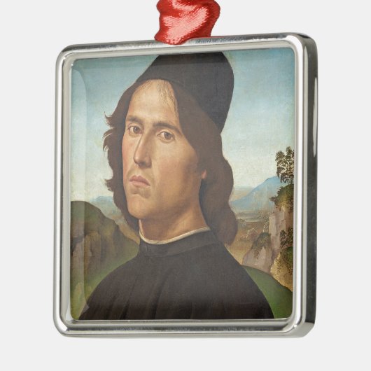 Marianito Goyaの芸術家の孫のポートレート メタルオーナメント (左)