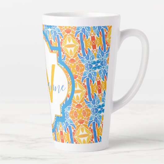 Marianne Mosaic Latte Mug カフェラテマグ (右)