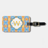 Marianne Mosaic Luggage Tag ラゲッジタグ (正面横)