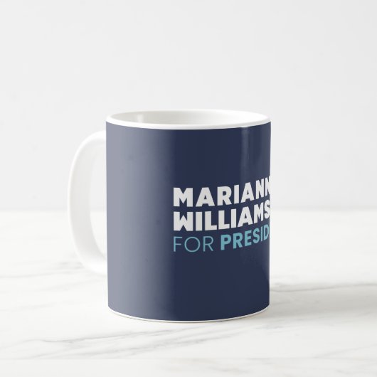 Marianne Williamson氏(2024年社長用) コーヒーマグカップ (正面左)