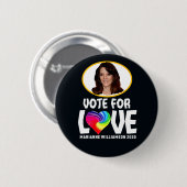 Marianne Williamson 2020の投票 缶バッジ (正面&裏面)